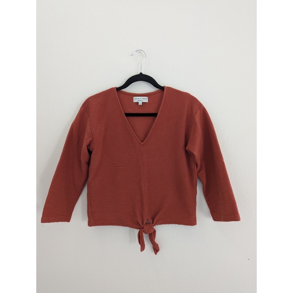 Madewell Texture & Thread Women's Quarter Sleeve Top (S)